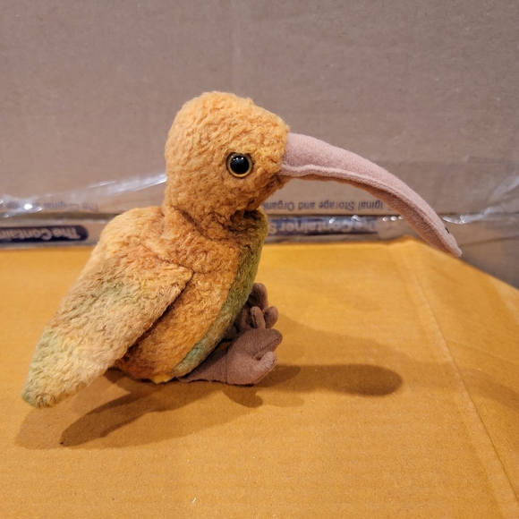 3/$20 Ty Beanie Babies 1998 Beak The Kiwi Bird - Picture 2 of 5